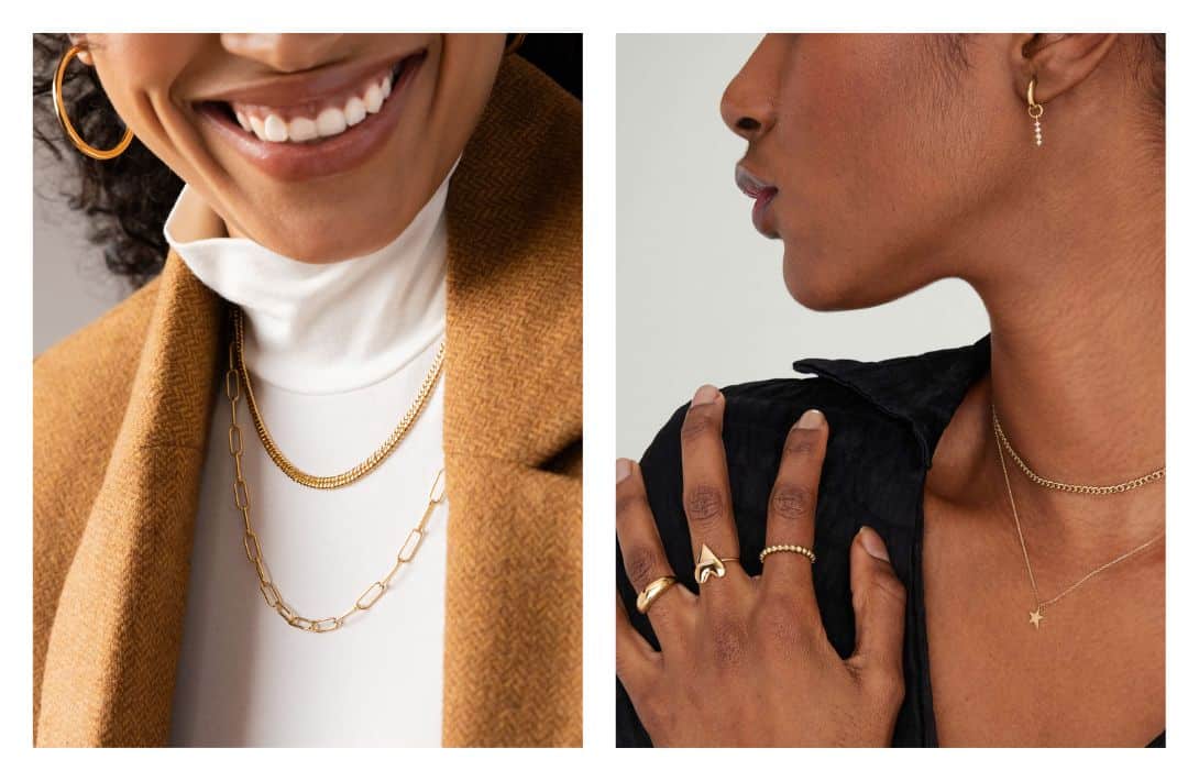 11 Conscious Jewelry Brands You Can Covet With A Clearer Conscience Images by Mejuri #consciousjewery #earthconsciousjewelry #consciousjewelrybrands #sociallyconsciousjewelry #consciousgems #sustainablejungle