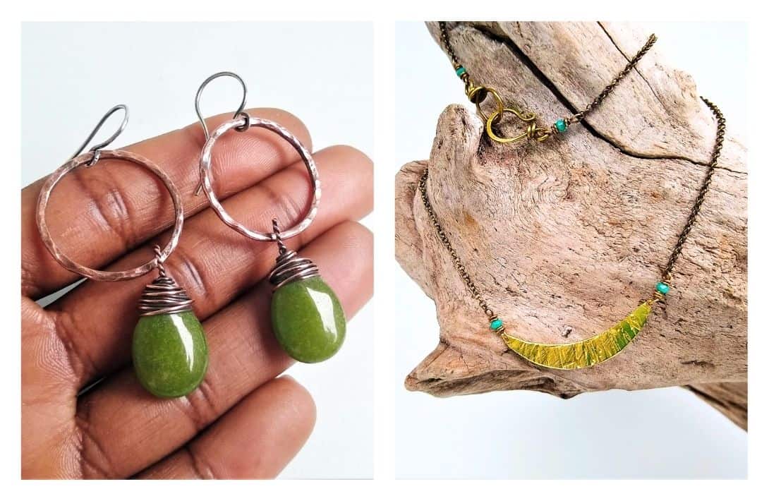 9 Black Owned Etsy Jewelry Shops For Ethical Empowerment Images by Njeri Studio #blackownedEtsyjewelryshops #blackownedetsyshops #etsyafricanjewelry #blackownedjewelrystores #blackartistsonetsy #sustainablejungle