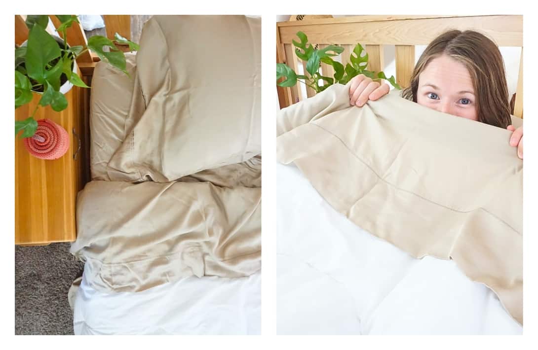 11 Sustainable Bedding Brands Tucking You In Without Toxins Images by Sustainable Jungle #sustainablebedding #affordablesustainablebedding #sustainablesheets #ecofriendlybedding #ecofriendlysheets #sustainablejungle