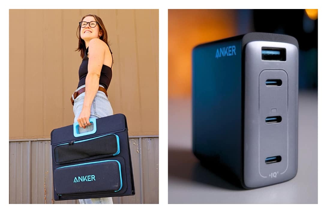 12 Sustainable Electronics Brands Putting The 'E' In Eco-Friendly Images by Sustainable Jungle and Anker #sustainableelectronics #sustainableelectronicsbrands #sustainabletechproducts #ecofriendlyelectronics #ecofriendlytechaccessories #ecofriendlygadgets #sustainablejungle