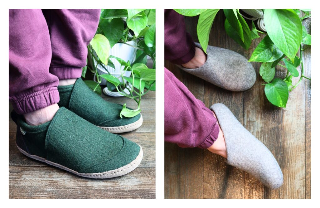 Sustainable Slippers: 11 House Shoes That Help Save Our Shared Home Images by Sustainable Jungle #sustainableslippers #bestsustainableslippers #ecofriendlyslippers #ethicalslippers #sustainablejungle
