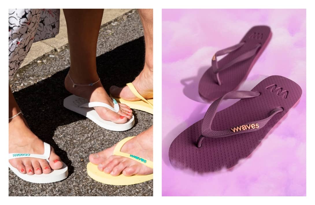 9 Eco-Friendly Flip-Flops for Sustainable Summer Comfort Images by Waves #ecofriendlyflipflops #sustainableflipflops #ecoflipflops #recycledflipflops ##womenssustainableflipflops #sustainableflipflopalternatives #sustainablejungle