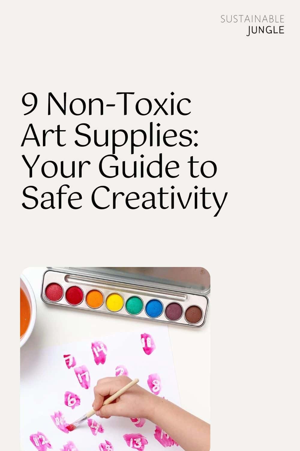 9 Non-Toxic Art Supplies: Your Guide to Safe Creativity Image by Honeysticks #nontoxicartsupplies #nontoxicartsuppliesfortoddlers#safenontoxicartsupplies #nontoxickidsartsupplies#nontoxicpaintforkids #nontoxicfingerpaint#sustainablejungle