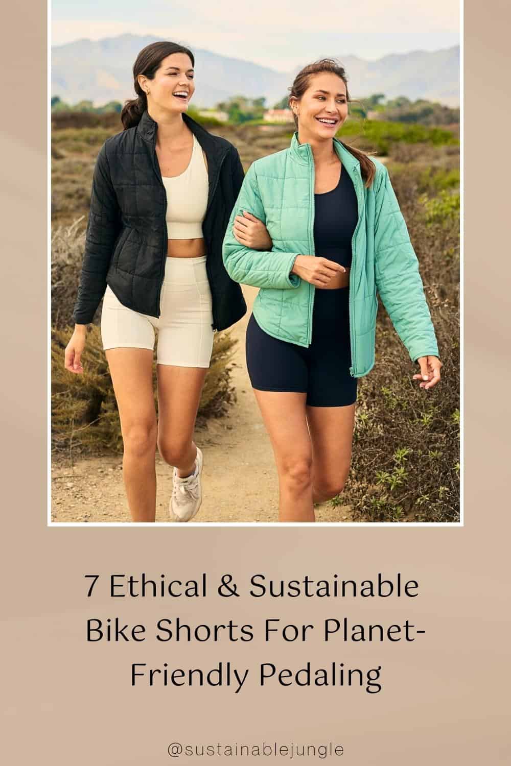 7 Ethical & Sustainable Bike Shorts For Planet-Friendly Pedaling Image by Threads 4 Thought #sustainablebikeshorts #ethicalbikeshorts #ecofriendlybikeshorts #sustainablerbikershorts #organiccottonbikeshorts #sustainableshorts #sustainablejungle