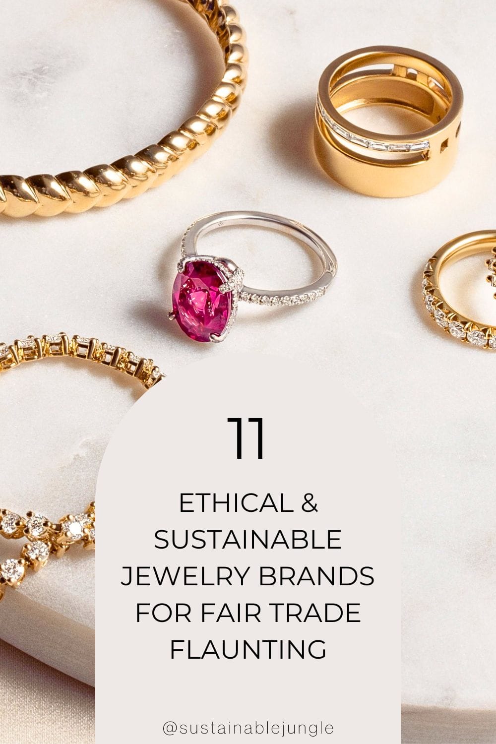 11 Ethical & Sustainable Jewelry Brands For Fair Trade Flaunting Image by Brilliant Earth #sustainablejewelry #sustainablejewelrybrands #ethicaljewelry #sustainableandethicaljewelry #ethicaljewelrybrands #sustainablegoldjewelry #sustainablejungle