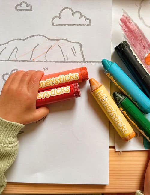 Color Outside The Chemical Lines With 9 Natural & Non-Toxic Crayons Image by Honeysticks #nontoxiccrayons #naturalcrayons #nontoxiccrayonsfortoddlers #arecrayonstoxic #naturalbeeswaxcrayons#sustainablejungle