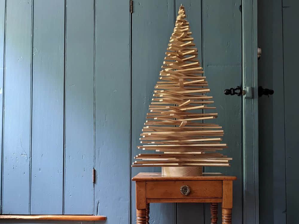 Pine, Fir, Or PVC: What’s The Most Sustainable Christmas Tree? Image by Welcome To The Woodshop #sustainablechristmastrees #sustainablefakechristmastrees #sustainablechristmastreeideas #ecofriendlychristmastree #ecofriendlychirstmastreealternatives #sustainablejungle