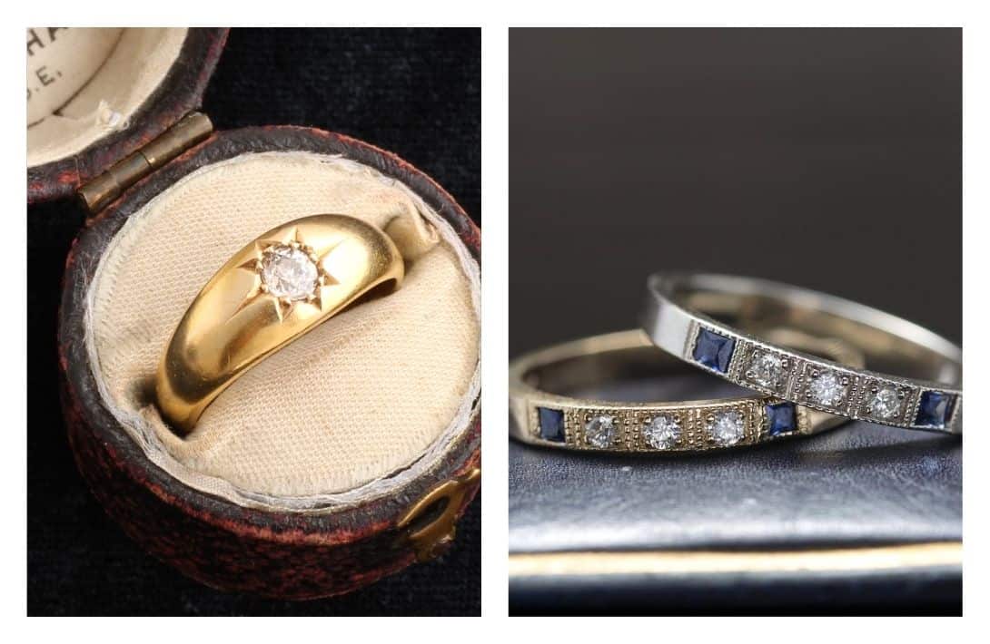 Say 'I Do' To These 11 Beautifully Crafted Sustainable Wedding Rings Images by Erica Weiner #sustainableweddingrings #sustainableweddingbands #ethicalweddingrings #ethicalweddingbands #ethicalgoldweddingrings #sustainablejungle