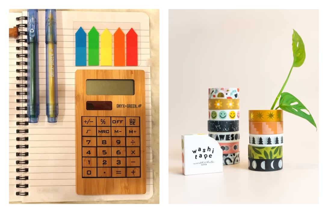 11 Eco-Friendly School Supplies That’ll Earn You An A+ In Stationery Sustainability Images by Onyx + Green and Worthwhile Paper #ecofriendlyschoolsupplies #ecofriendlystationery #sustainableschoolsupplies #sustainablebacktoschoolsupplies #sustainablestationerybrands #sustainablejungle