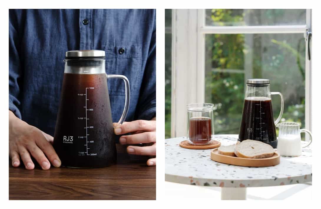 13 Plastic-Free Coffee Makers For A Healthy, Home Brew Images by Ovalware #plasticfreecoffeemaker #nontoxiccoffeemakers #noplasticcoffeemakers #bestplasticfreecoffeemakers #plasticfreedripcoffeemakers #sustainablejungle