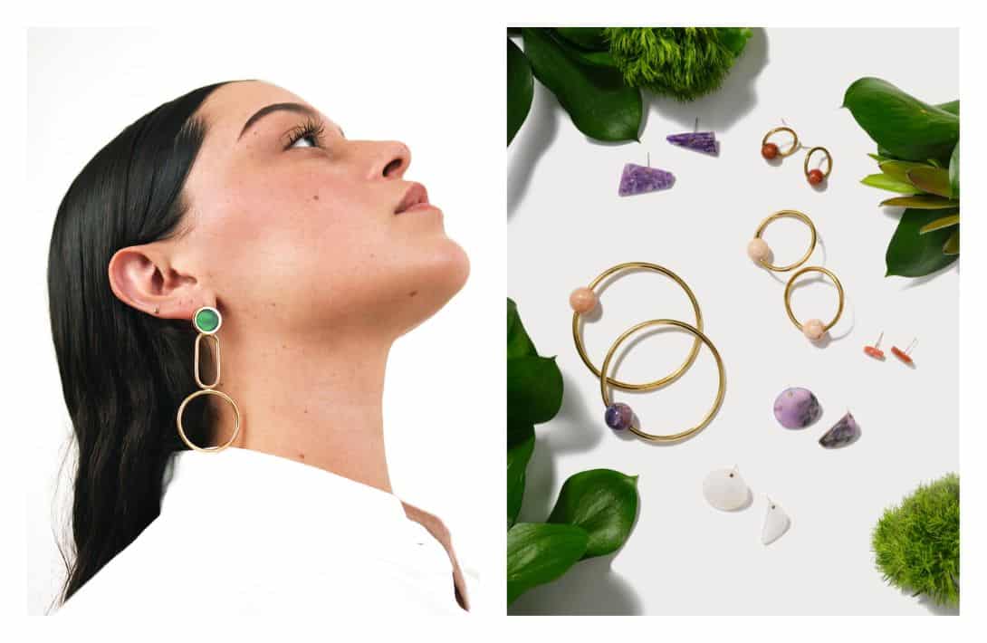 11 Minimalist Jewelry Brands For Simple, Understated Elegance Images by Raven + Lily #minimalistjewelry #minimalistjewelrybrands #simplejewelry #simplejewelrydesign #simpleanddaintyjewelry #minimalistgoldjewelry #sustainablejungle