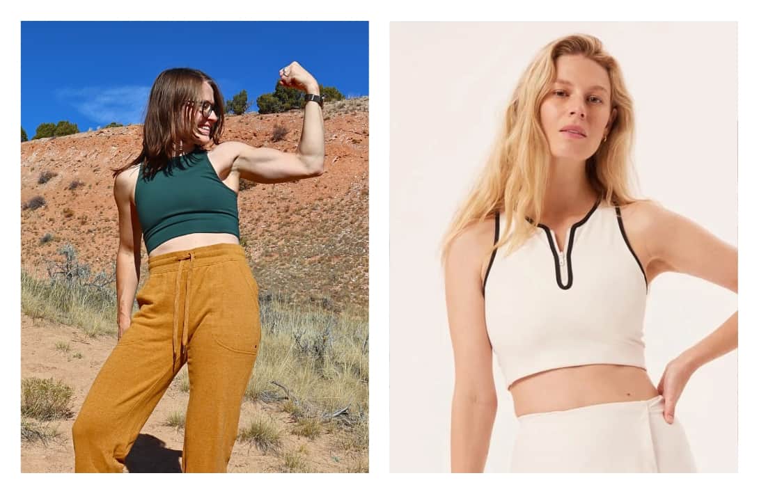 7 Sustainable Sports Bras Providing Eco-Friendly Support For Gaia & The Girls Images by Sustainable Jungle and Girlfriend Collective #sustainablesportsbras #sustainablesportsbra #bestsustainablesportsbras #sustainablesportsbrasforwomen #womenssustainablesportsbra #sustainablejungle