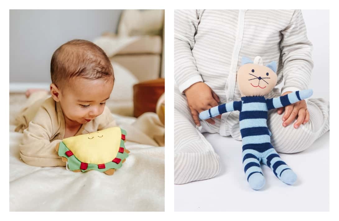 9 Organic Baby Toy Brands For Safe Snuggles & Natural Play Images by Under the Nile #organicbabytoys #organiccottonbabytoys #organictoysforbaby #naturalbabytoys #allnaturalbabytoys #bestnaturalbabytoys #sustainablejungle