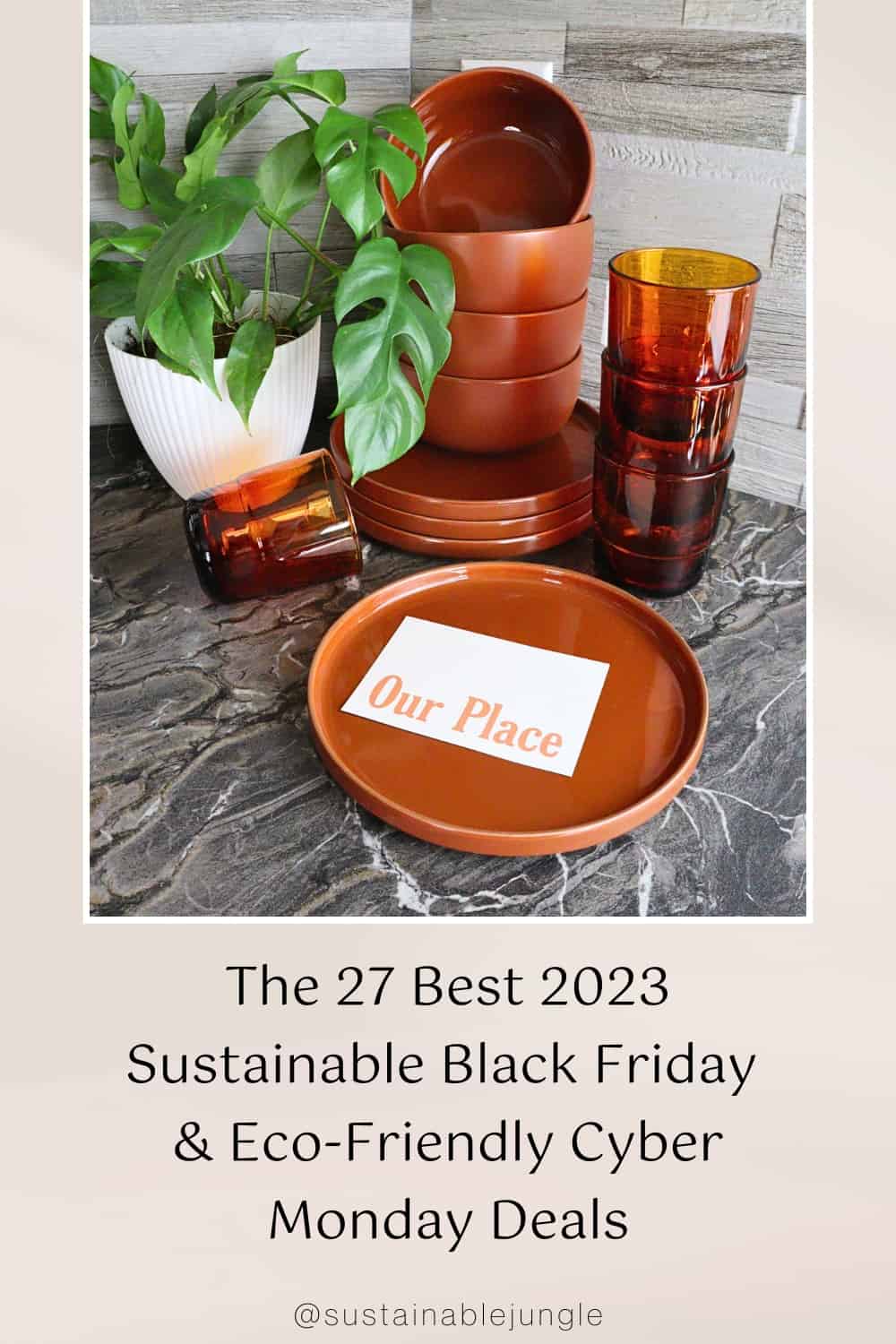 The 27 Best 2023 Sustainable Black Friday & Eco-Friendly Cyber Monday Deals Image by Sustainable Jungle #sustainableblackfriday #sustainableblackfridaydeals #sustainableblackfriday2023 #blackfridaysustainablebrands #sustainablecybermonday #ecofriendlycybermonday #sustainablejungle