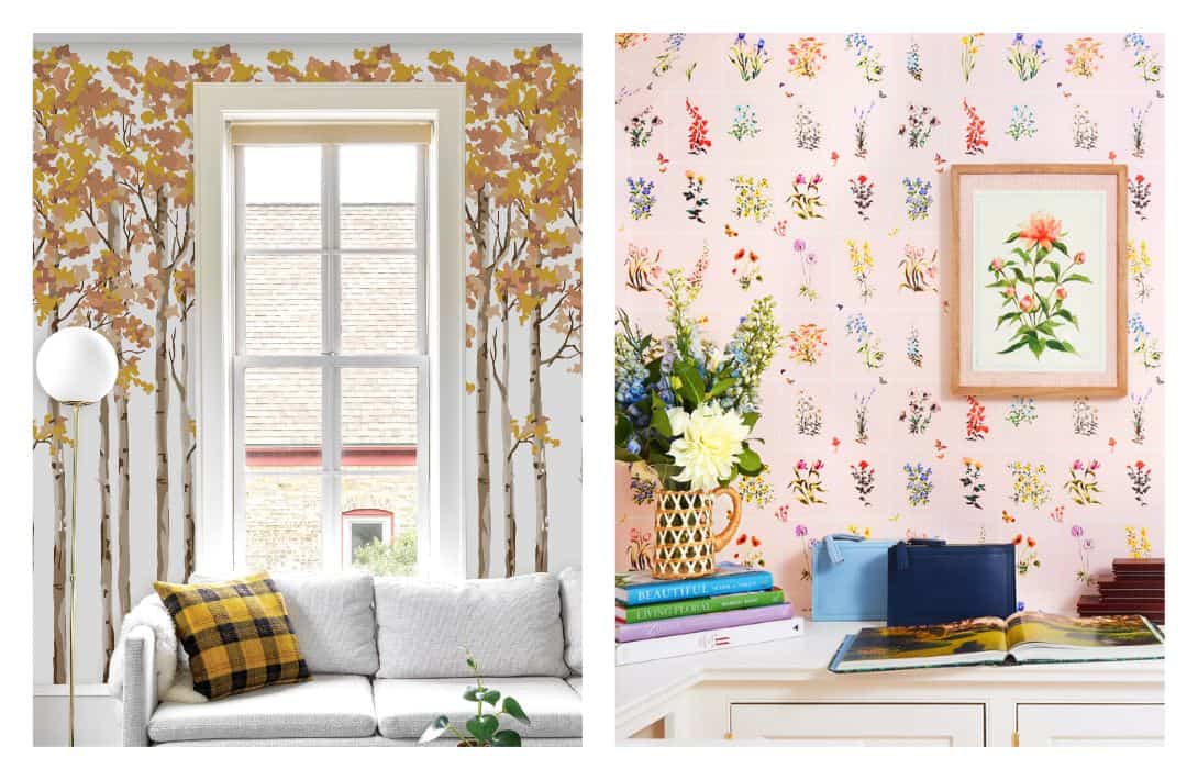 9 Non-Toxic Wallpaper Options For Wall-To-Wall Eco-Friendliness Images by Chasing Paper #nontoxicwallpaper #nontoxicpeelandstickwallpaper #ecofriendlywallpaper #pvcfreewallpaper #nontoxicremovablewwallpaper #ecowallpaper #sustainablejungle