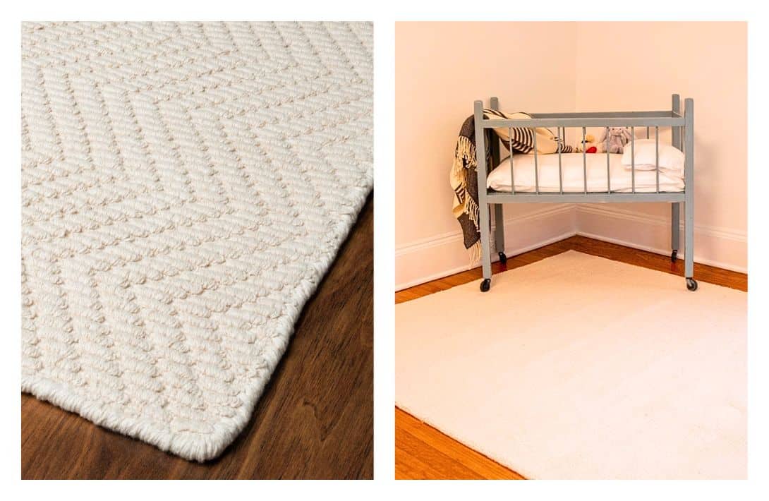 Only Organic For Baby: 7 Non-Toxic Rugs For Nursery Rooms Images by Hook & Loom #nontoxicrugsfornursury #nontoxicnursuryrugs #nontoxicbabyrugs #organicnursuryrugs #nontoxicrugsforbaby #sustainablejungle