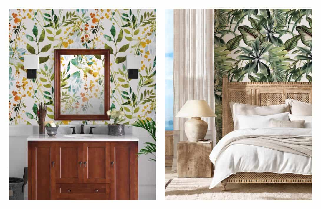 9 Non-Toxic Wallpaper Options For Wall-To-Wall Eco-Friendliness Images by If Your Walls Would Talk #nontoxicwallpaper #nontoxicpeelandstickwallpaper #ecofriendlywallpaper #pvcfreewallpaper #nontoxicremovablewwallpaper #ecowallpaper #sustainablejungle