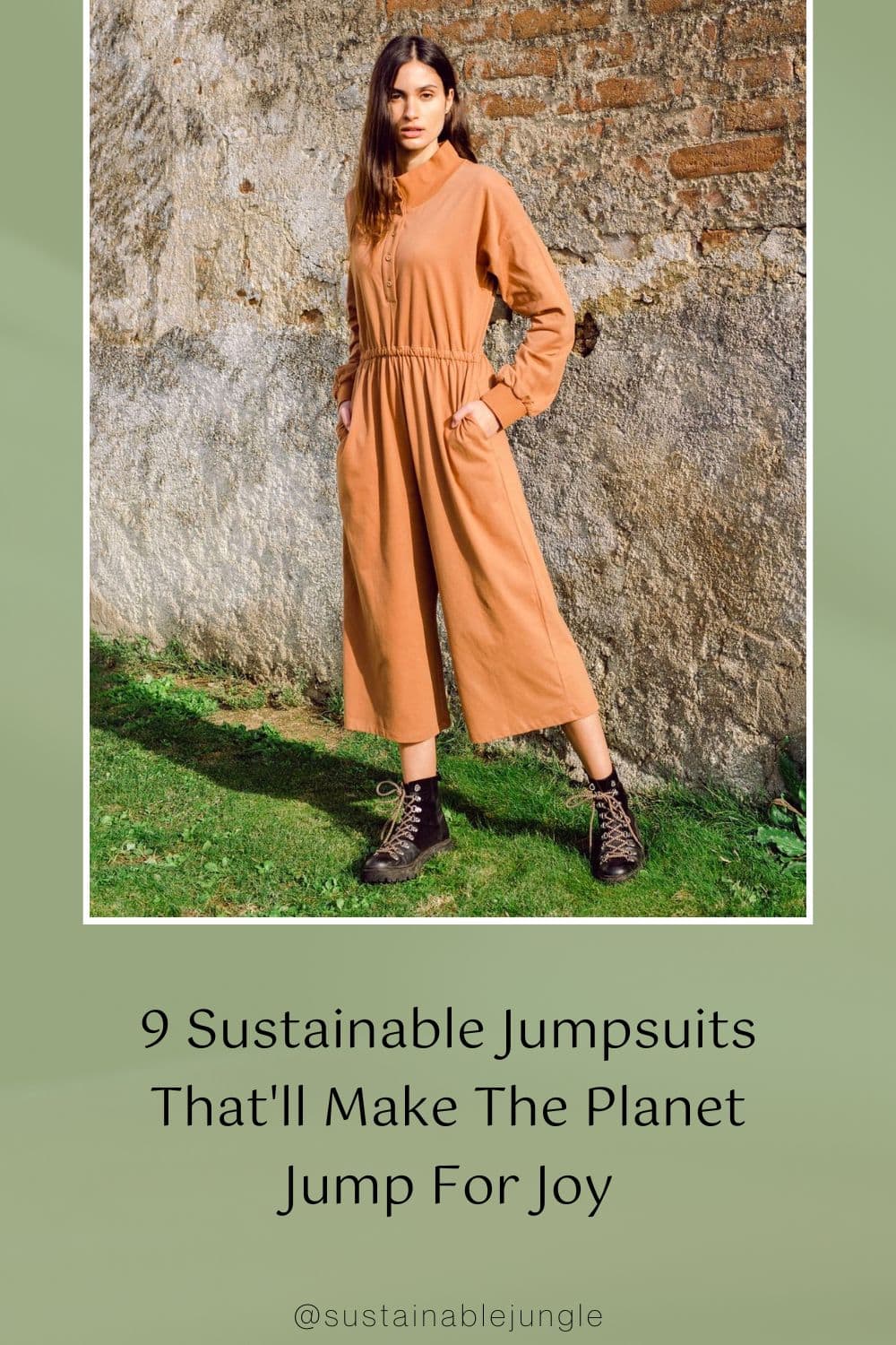 9 Sustainable Jumpsuits That'll Make The Planet Jump For Joy Image by Beaumont Organic #sustainablejumpsuit #bestsustainablejumpsuits #ethicaljumpsuits #ecofriendlyromper #susrainablerompers #sustainablejungle