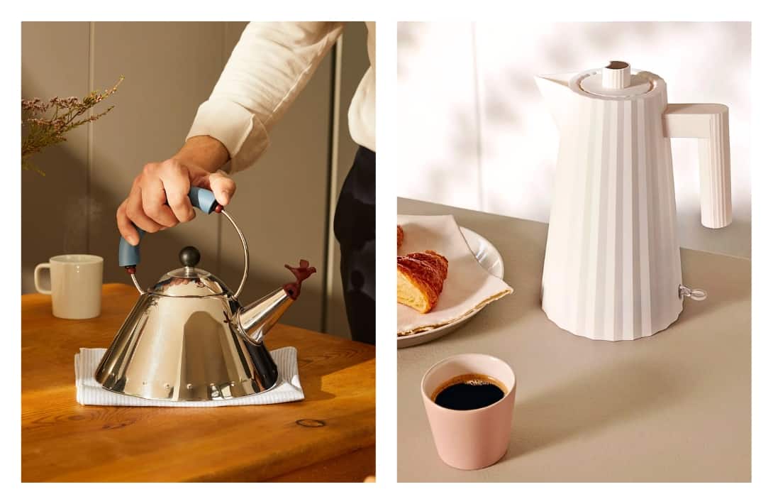 11 Eco Kettles That Boil Water, Not The Oceans Images by Alessi #ecokettles #ecokettlesUK #ecoteakettles #ecofriendlykettles #bestecofriendlyteakattle #ecoelectrickettle #sustainablejungle