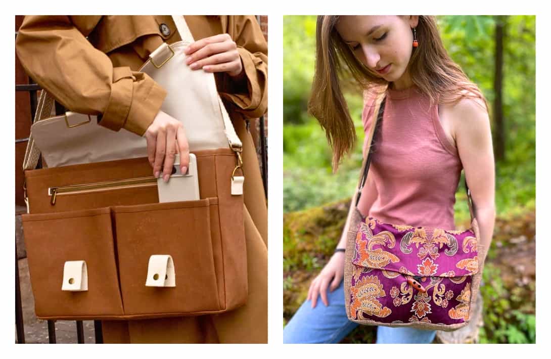 7 Sustainable Crossbody Bags For Every Eco Occasion Images by Carry Courage #sustainablecrossbodybags #sustainablevegancroddbodybag #ecofriendlycrossbodybags #ecocrossbodybag #ecofriendlycrossbodypurse #sustainablejungle