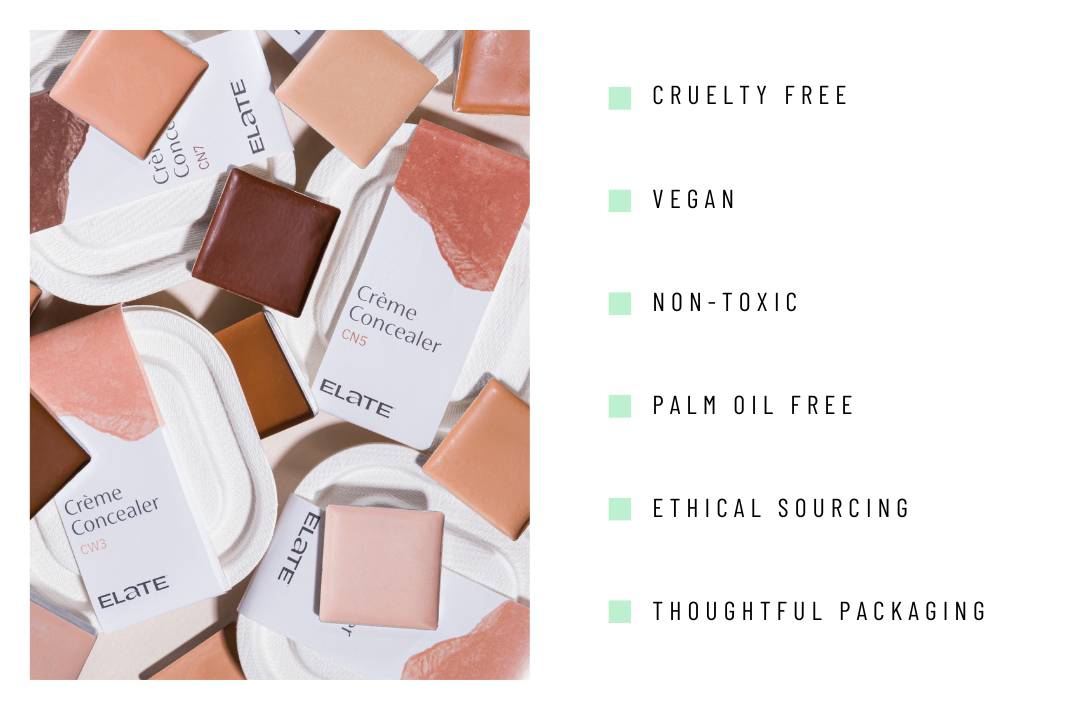 9 Refillable Makeup Brands With The Prettiest Plastic-Free Palettes Image by Elate Cosmetics #refillablemakeup #bestrefillablemakeuppalettes #refillablemakeupbrands #makeuprefills #makeuppaletterefills #sustainablejungle