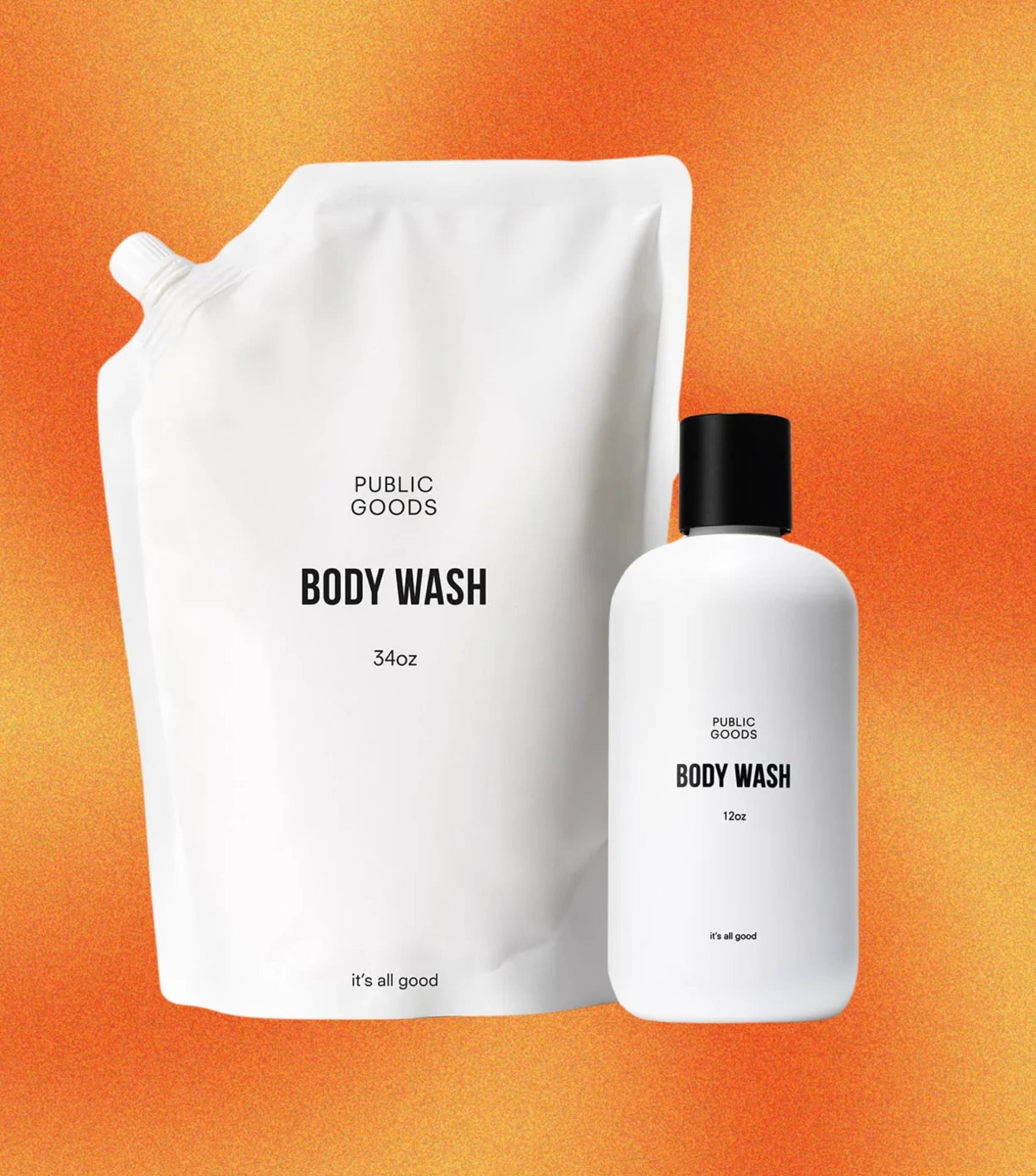 Image by Sustainable Jungle and Public Goods (body wash refill)