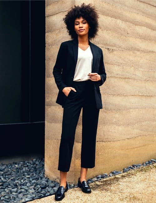 Boardroom To Bar: 7 Stylish Sustainable Suits & Blazers Image by Ministry of Supply #sustainablesuits #sustainablemenssuits #ethicalsuits #sustainablesuitbrands #sustainableblazers #ethicalwomenssuits #sustainablejungle