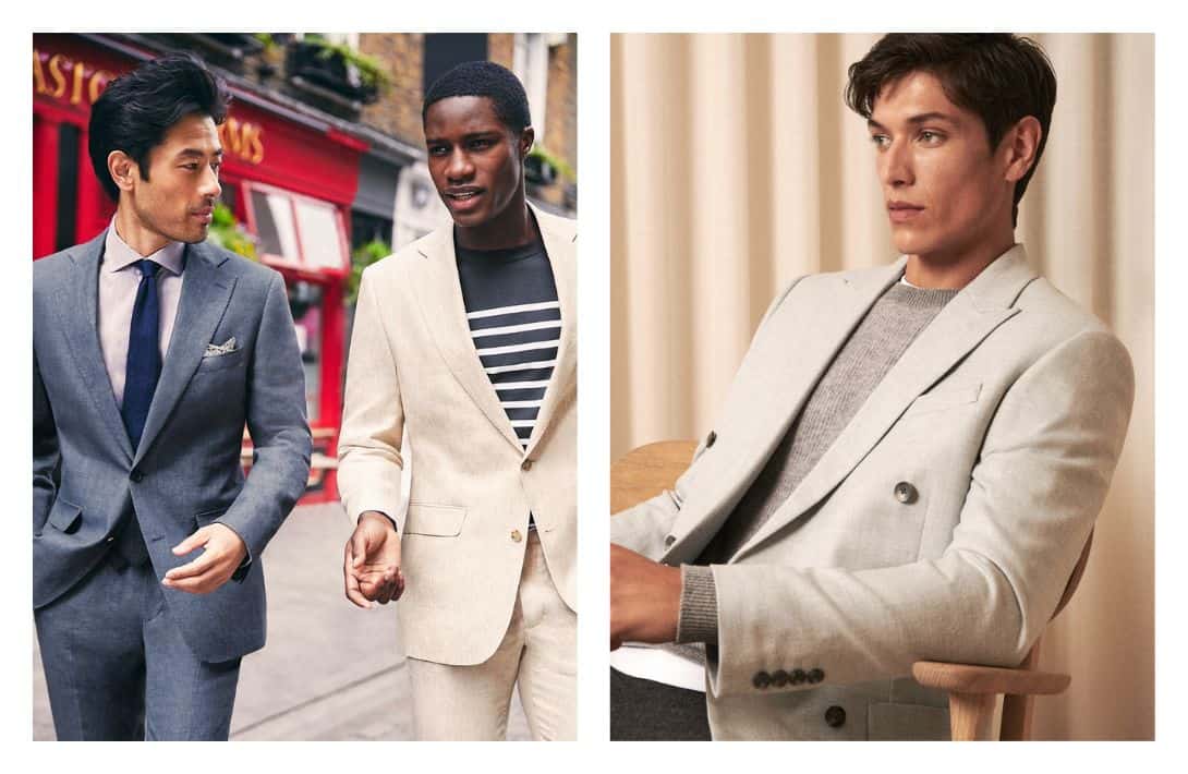 Boardroom To Bar: 7 Stylish Sustainable Suits & Blazers Images by Moss #sustainablesuits #sustainablemenssuits #ethicalsuits #sustainablesuitbrands #sustainableblazers #ethicalwomenssuits #sustainablejungle