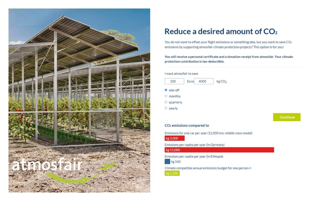 11 Best Carbon Offset Programs To Balance Your Carbon Footprint Images by Atmosfair and Sustainable Jungle #bestcarbonoffsetprograms #carbonoffsetproviders #carbonoffsetcompanies #wheretobuycarbonoffsets #bestcarbonoffsetproviders #sustainablejungle
