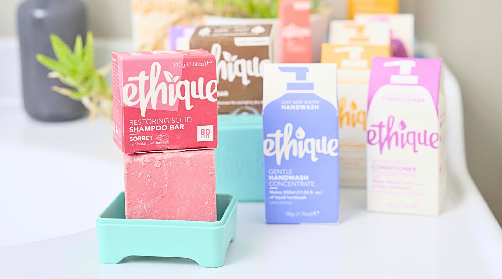 Image by Sustainable Jungle (Ethique) (eco-friendly-shampoo-conditioner)