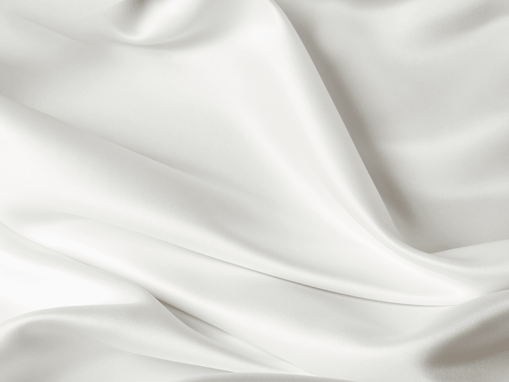 White peace silk fabric with soft sheen—cruelty-free silk made without harming silkworms