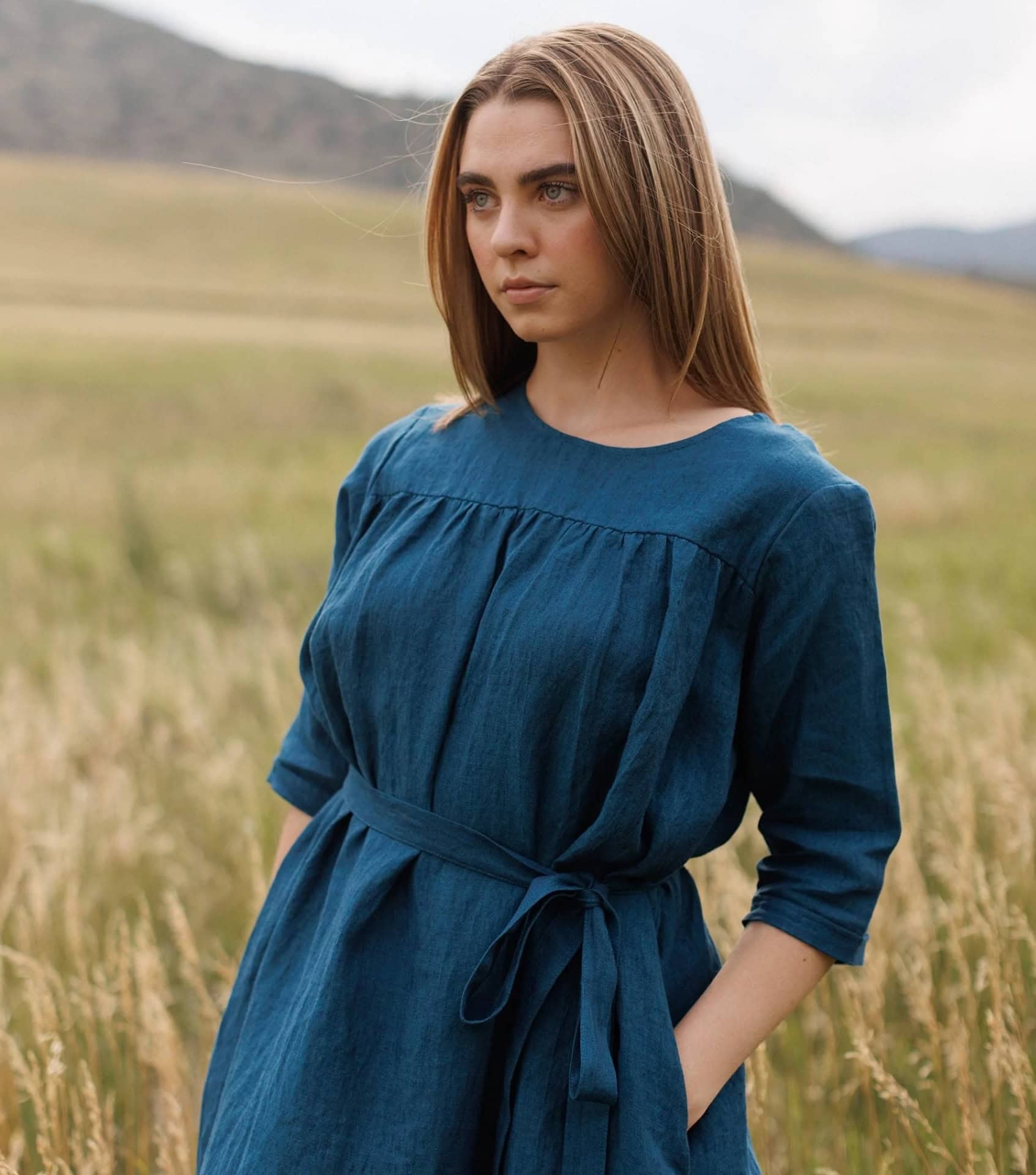 Image by Pyne & Smith (linen-wedding-guest-dresses) (2)