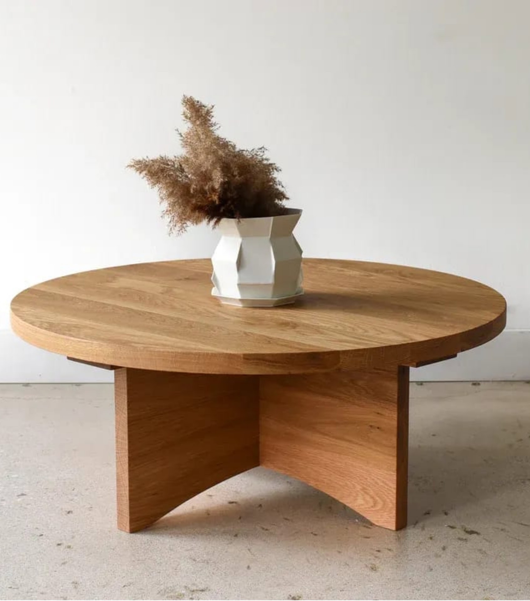 Image by What WE Make (solid wood coffee tables)