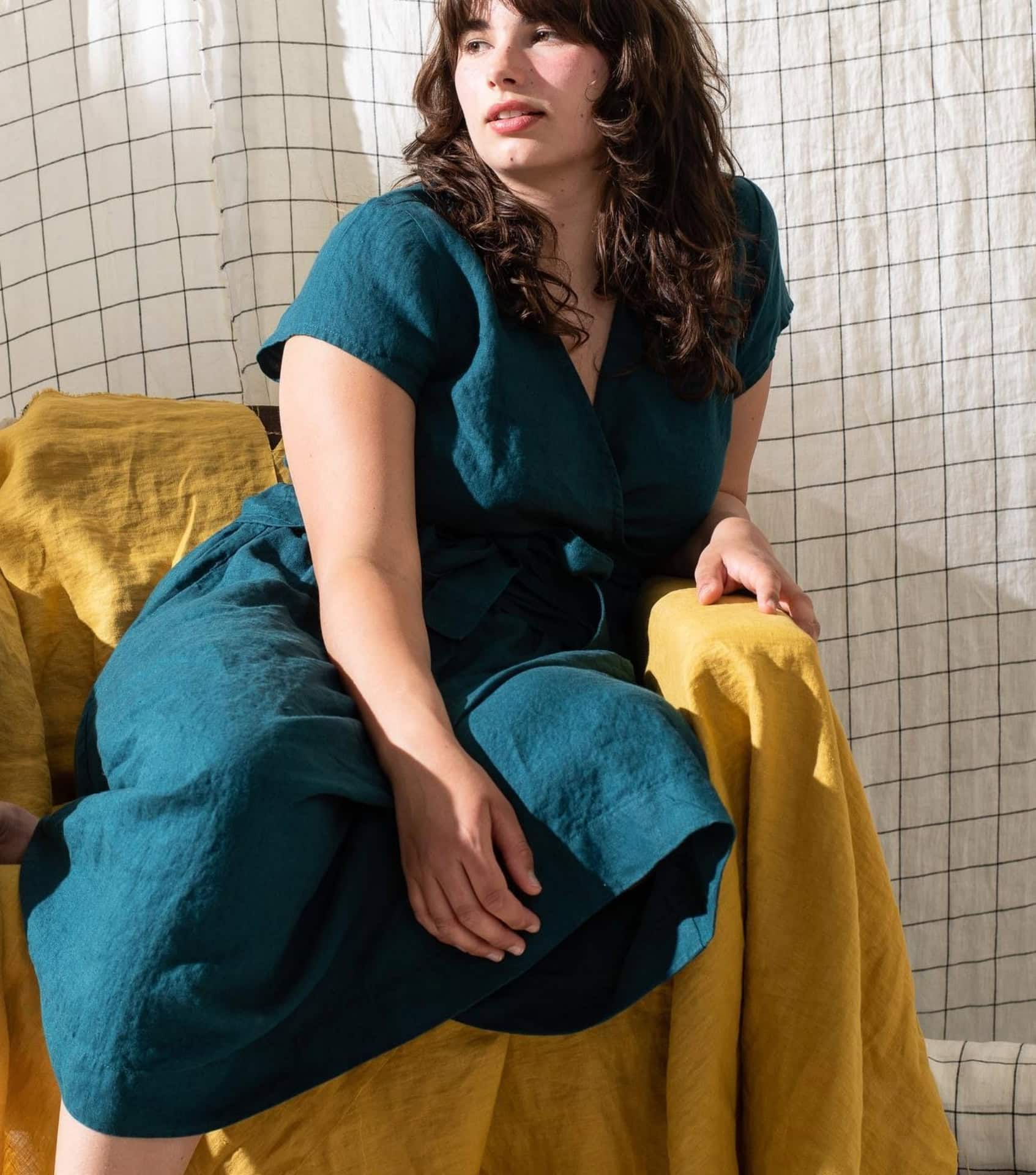 Image by not PERFECT LINEN (linen-wedding-guest-dresses)