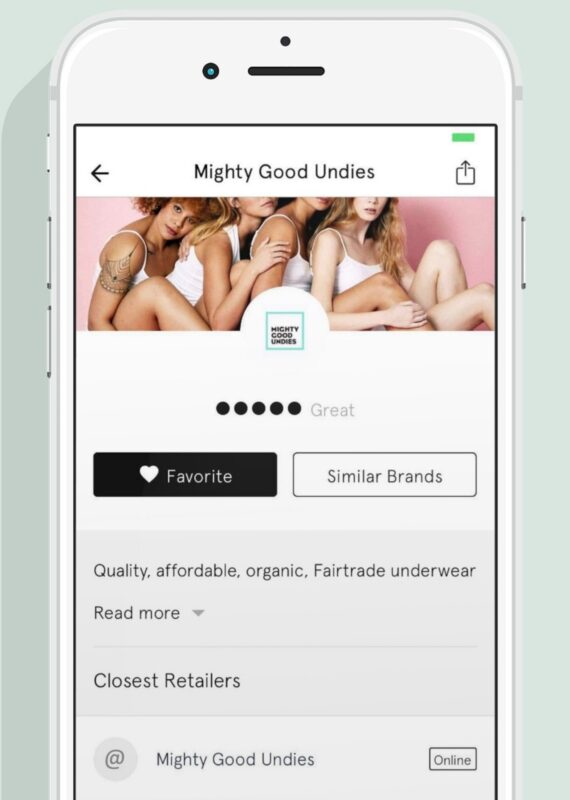 Image by Good On You (sustainability-apps)