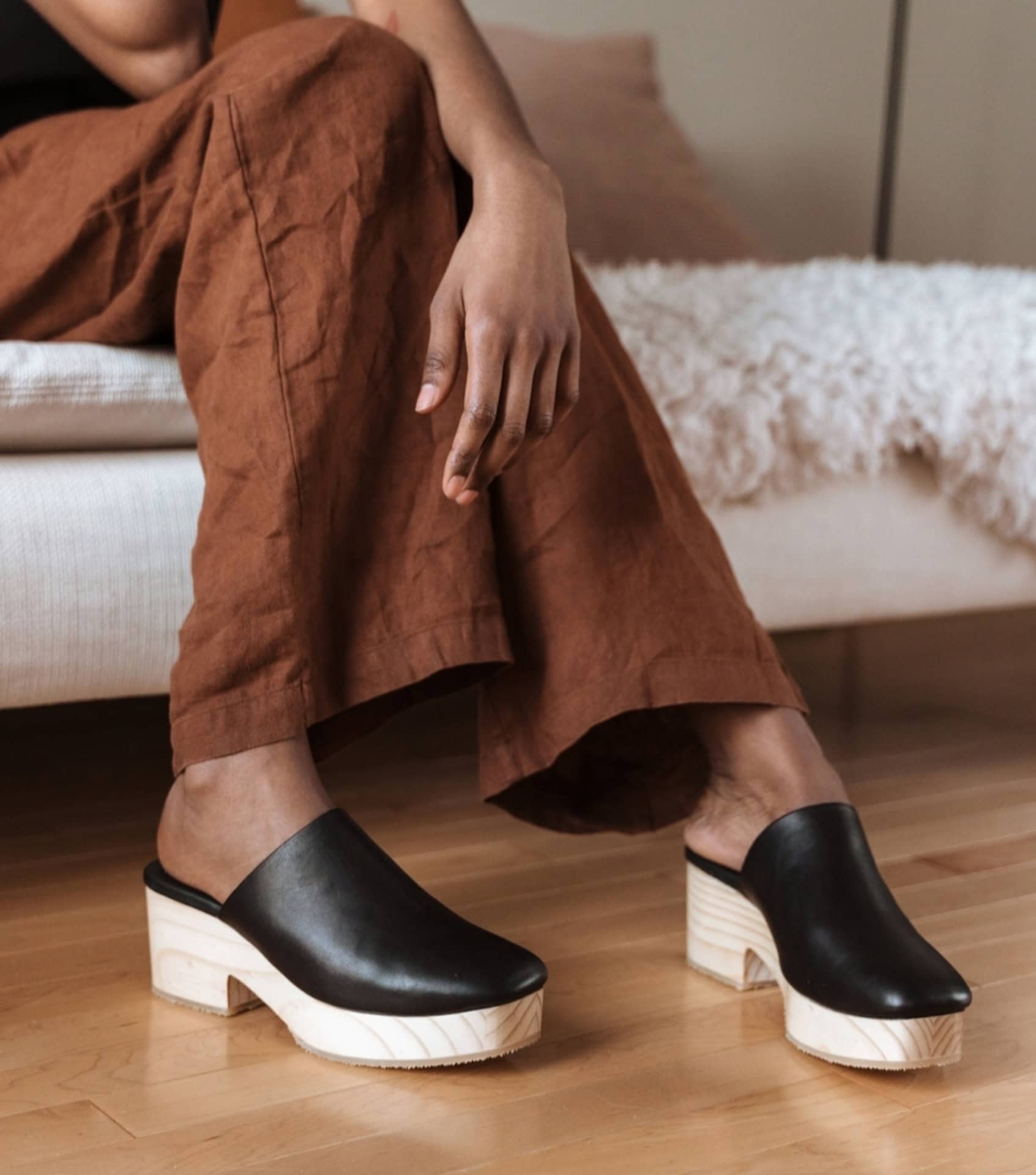 Image by Poppy Barley (sustainable clogs, heels and pumps)