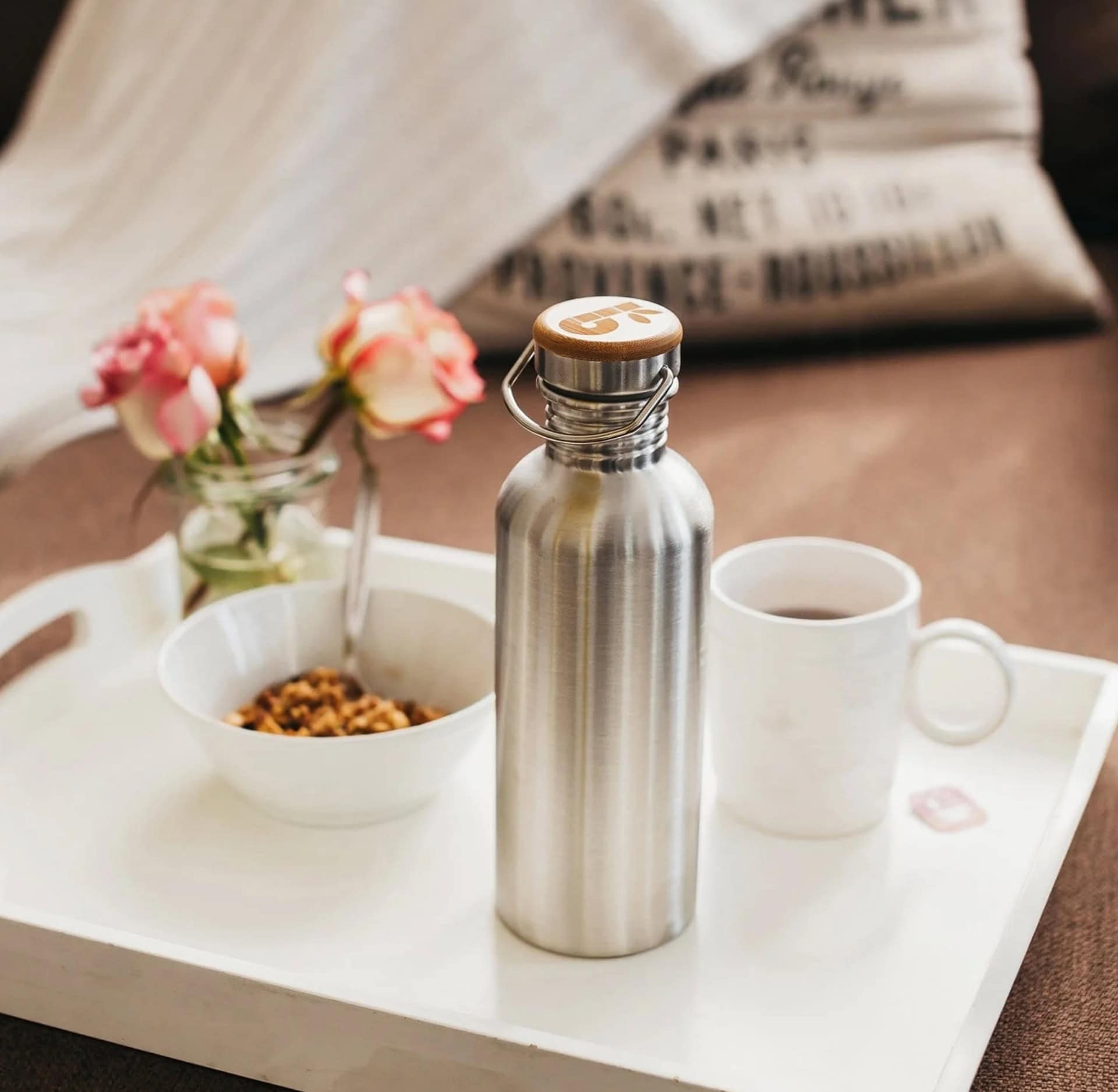 Image by Bambaw (plastic free water bottles)