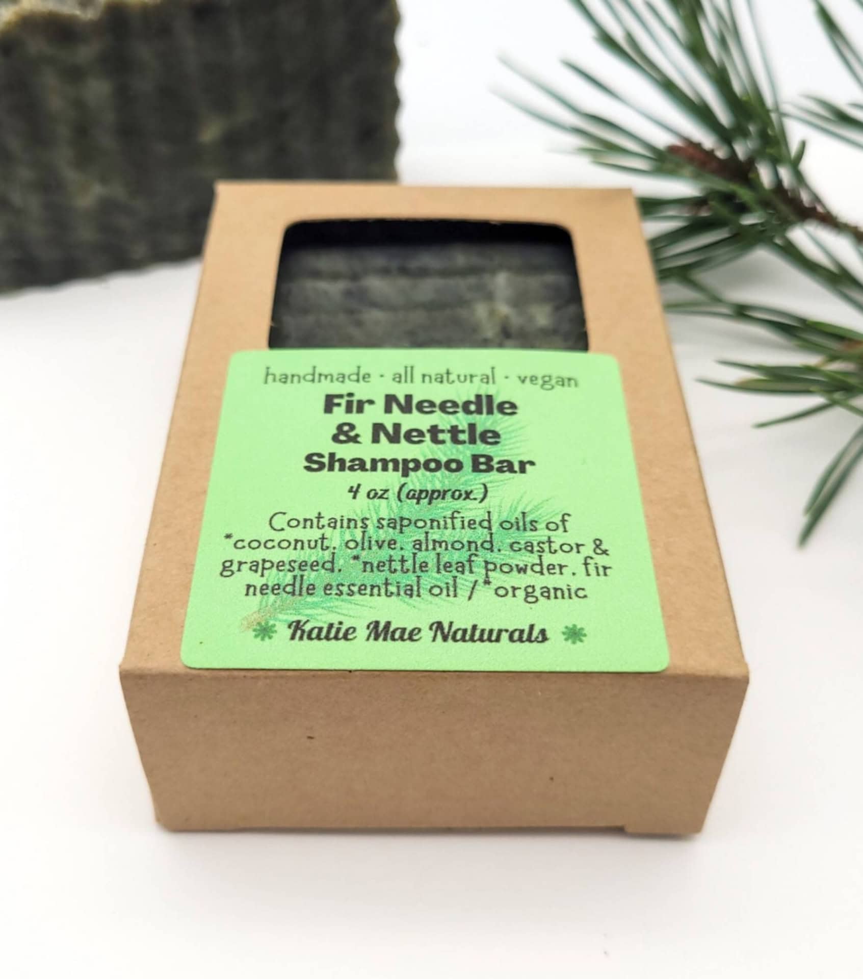 Image by Katie Mae Naturals (zero waste shampoo bar)