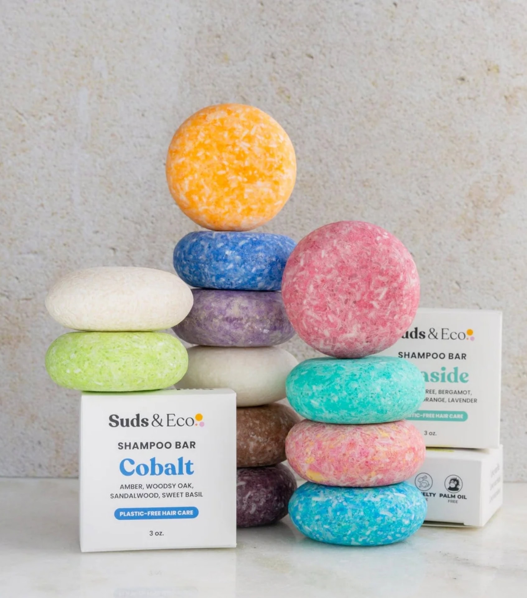Image by Suds & Eco (no plastic shampoo bars and conditioner)