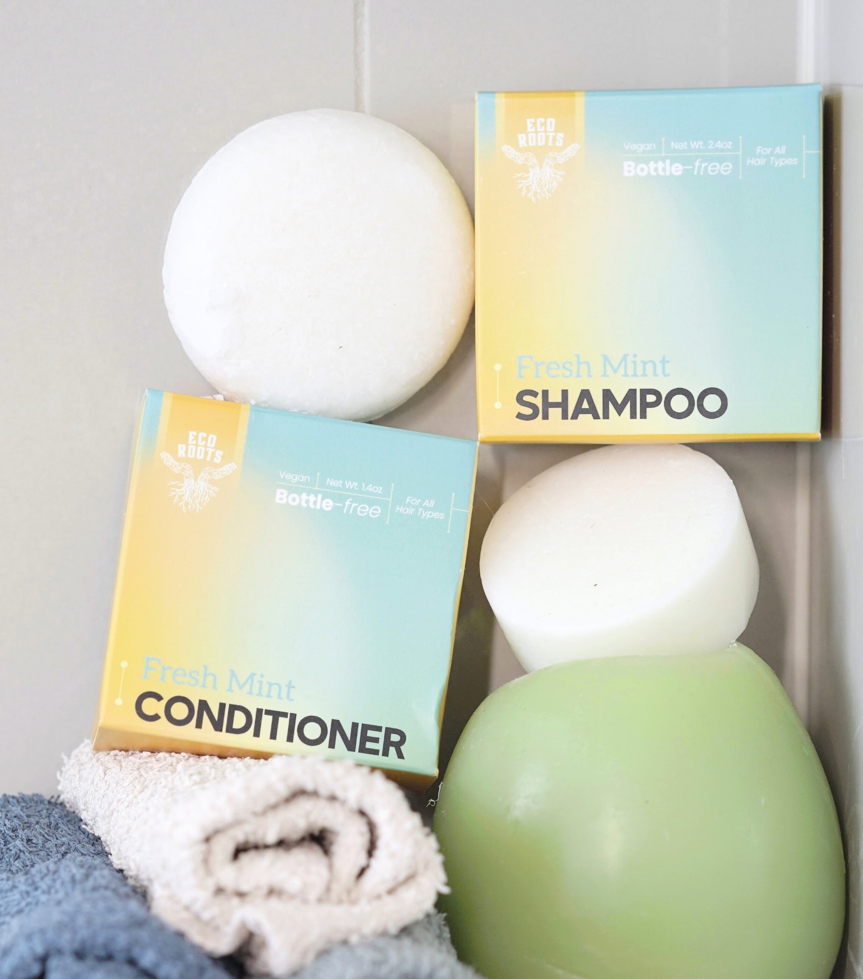 Image by Sustainable Jungle - EcoRoots (Zero waste shampoo and conditioner)