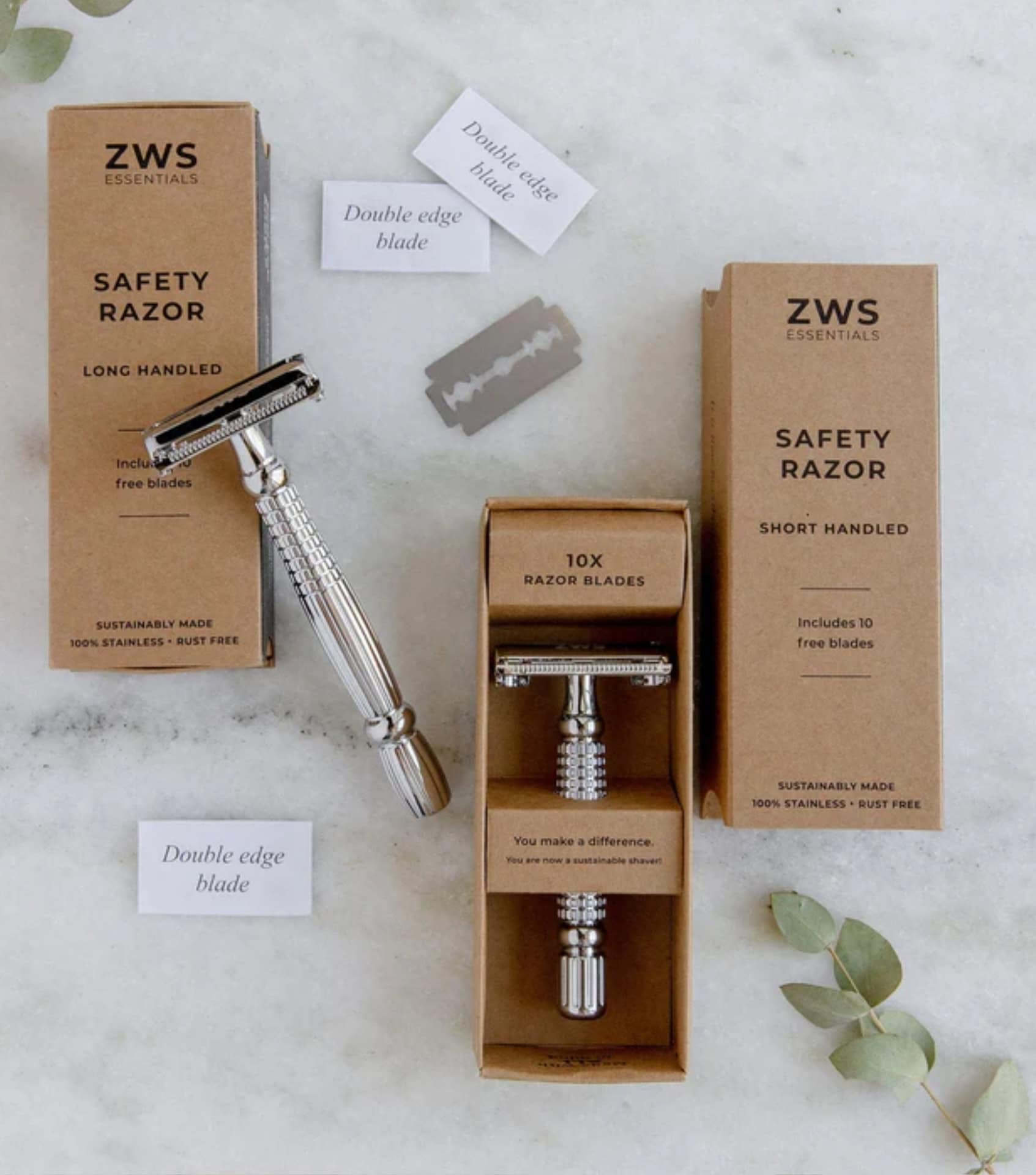 Image by ZeroWasteStore.com - Razors (Plastic free bathroom )
