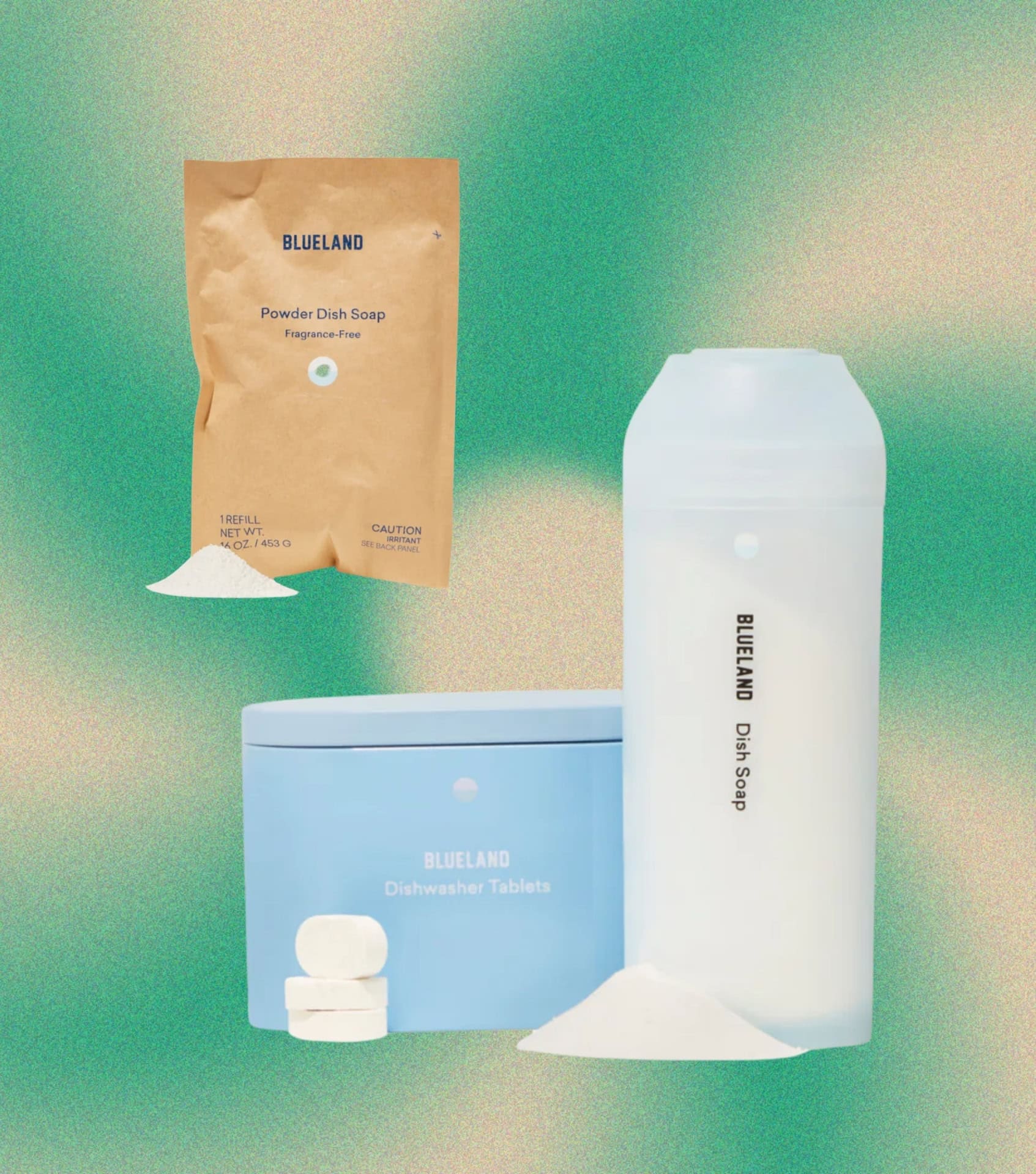 Image by Sustainable Jungle & Blueland (non toxic dish soap)