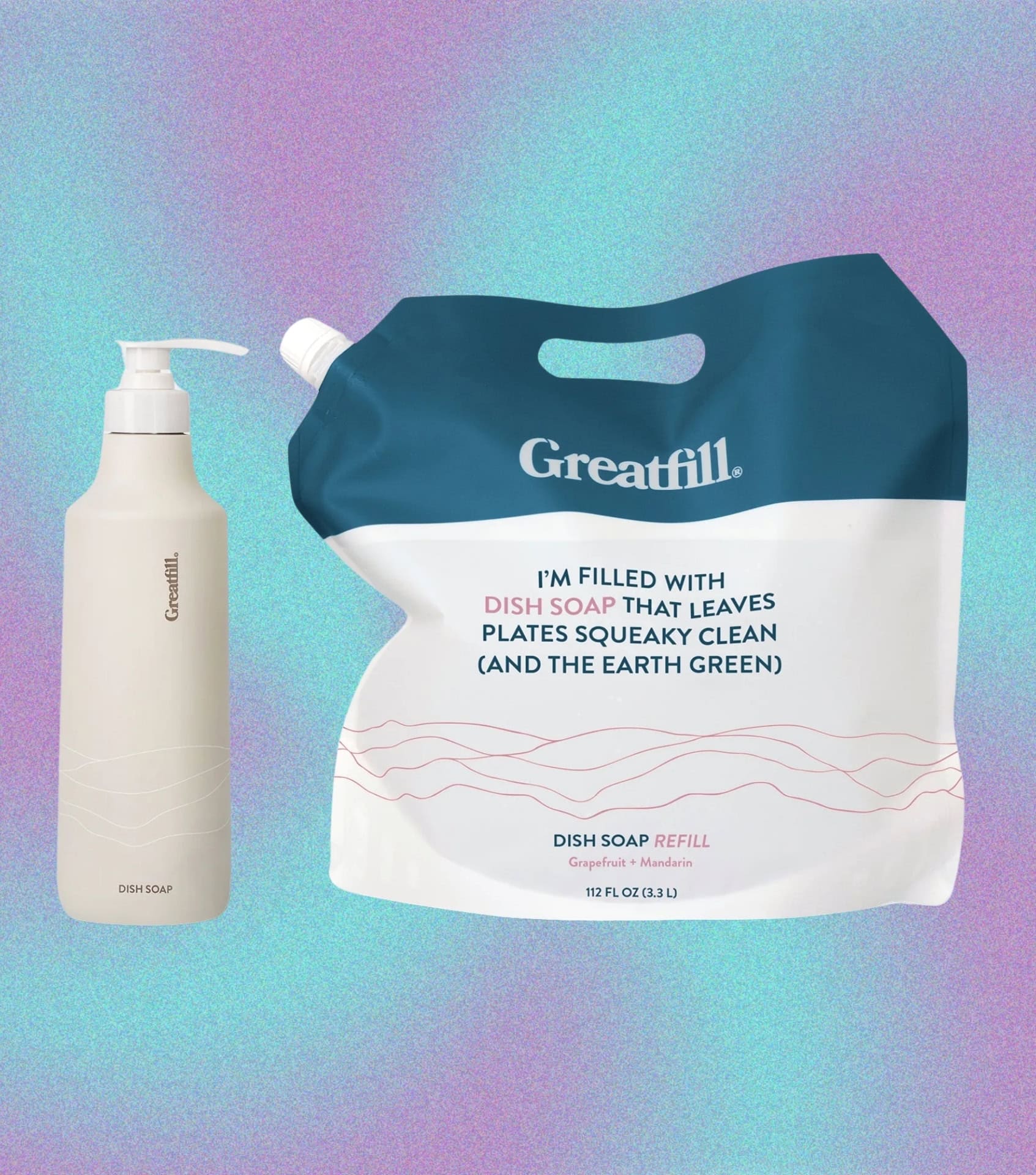 Image by Sustainable Jungle & Greatfill (best non toxic dish soap)