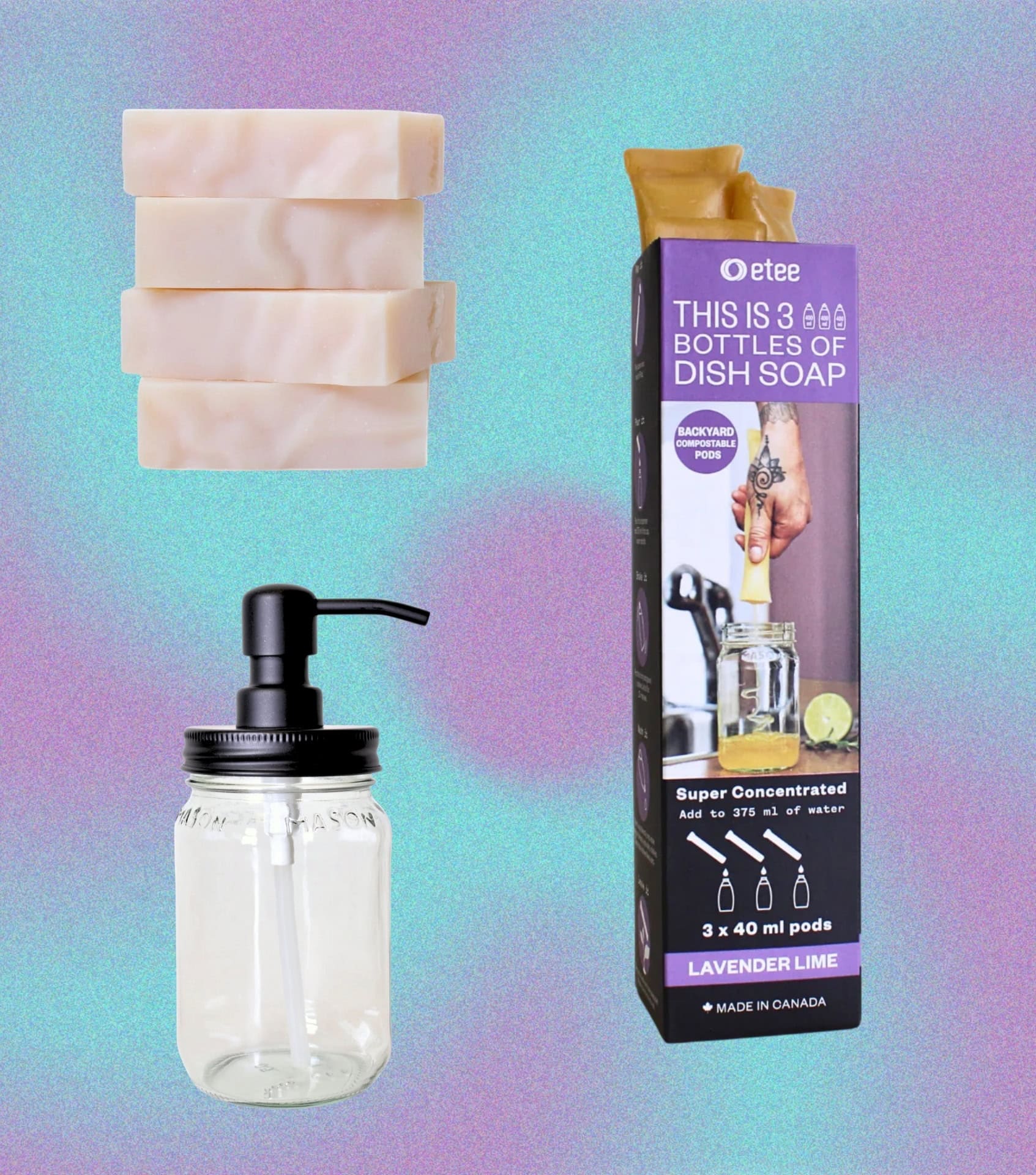 Image by Sustainable Jungle & etee (non toxic dishwashing liquid)
