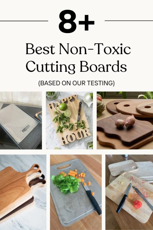 The safest chopping boards and cutting boards for your kitchen — tested and rated by Sustainable Jungle. Covers the best non-toxic cutting boards, best wooden chopping boards, and safer alternatives to plastic, including solid hardwood, titanium, and glass options. Material guides, brand reviews, and care tips to help you make a more informed choice.