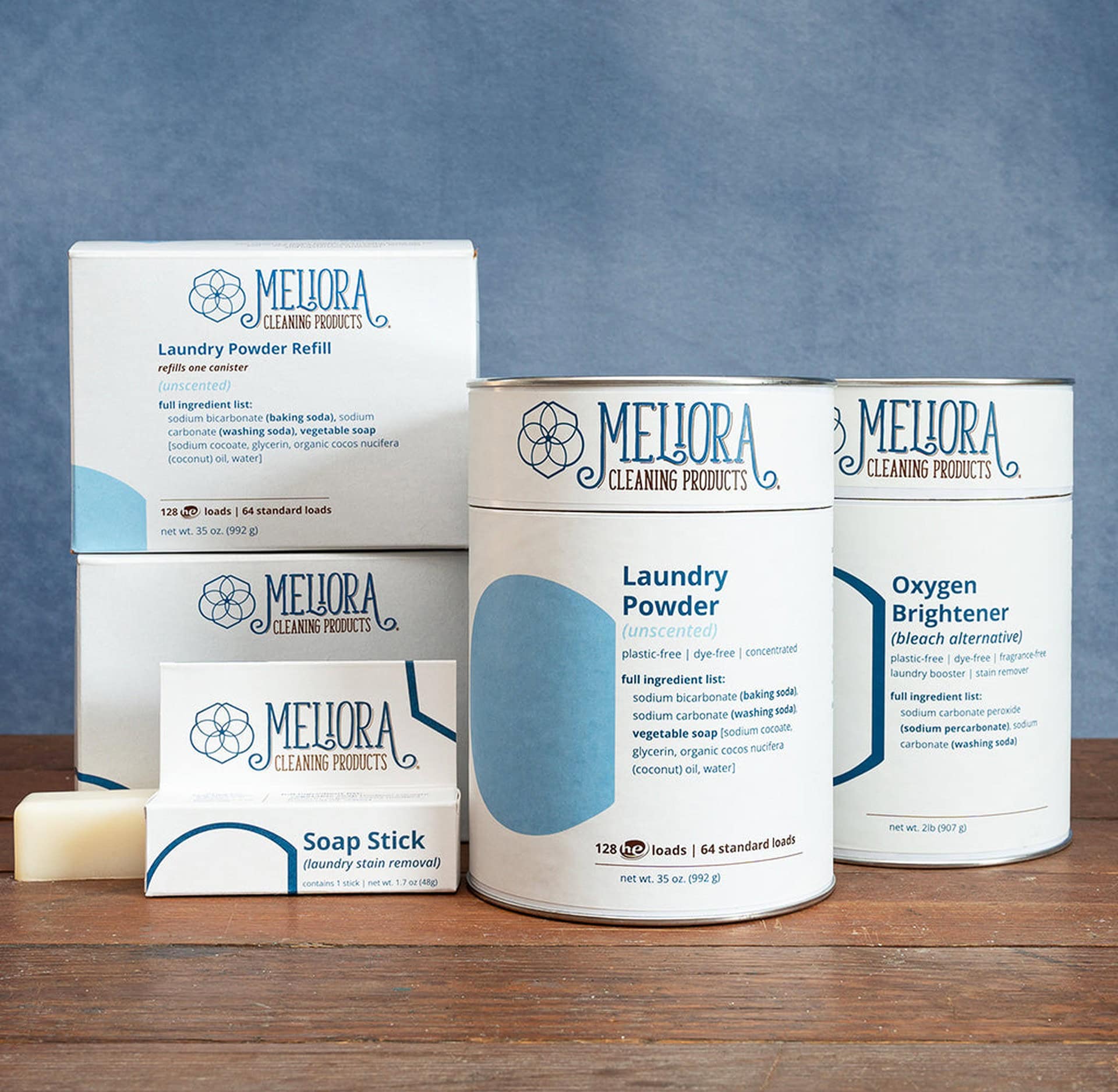 Meliora plastic-free cleaning products, part of Sustainable Jungle's Initial Rating