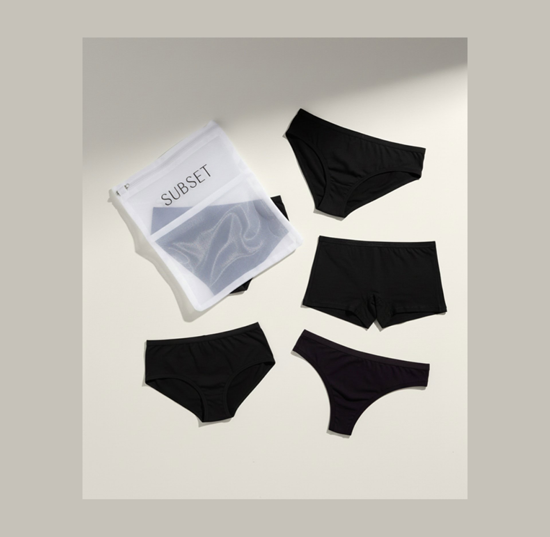 Subset organic cotton underwear and basics, part of Sustainable Jungle's Initial Rating